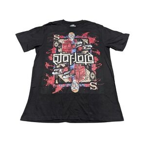 Red Chapter T Shirt Mens Large Black Star-Lord Marvel Graphic Tee Playing Card S